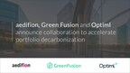 aedifion, Green Fusion and Optiml announce collaboration to accelerate portfolio decarbonization - linking operational energy savings to financeable transition plans