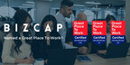 Bizcap achieves Great Place To Work® certification in Australia, Luxembourg, UK