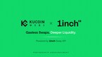 KuCoin Web3 Wallet Integrates 1inch Swap API to Power Gasless, MEV-Protected RWA Swaps