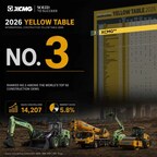 XCMG Again Ranks Among Global Top Three in KHL Group's 2026 Yellow Table